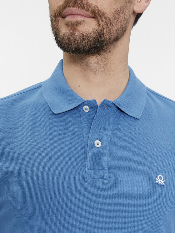 United Colors Of Benetton United Colors Of Benetton Polokošeľa 3089J3179 Modrá Regular Fit