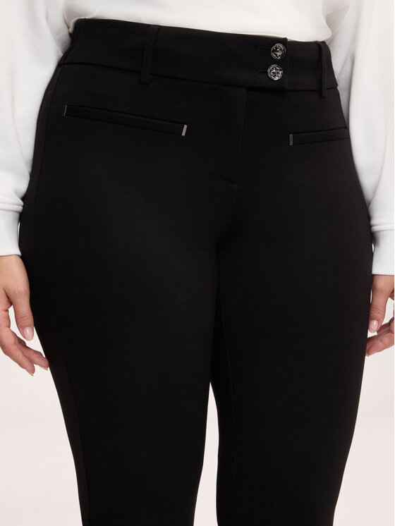 Fiorella Rubino Fiorella Rubino Spodnie materiałowe P073L002490N033 Czarny Flare Fit