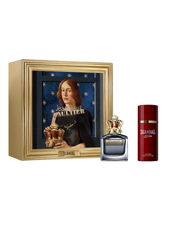 Zestaw zapachowy Jean Paul Gaultier, Jean Paul Gaultier Scandal Pour Homme zestaw woda toaletowa spray 100ml + dezodorant spray 150ml
