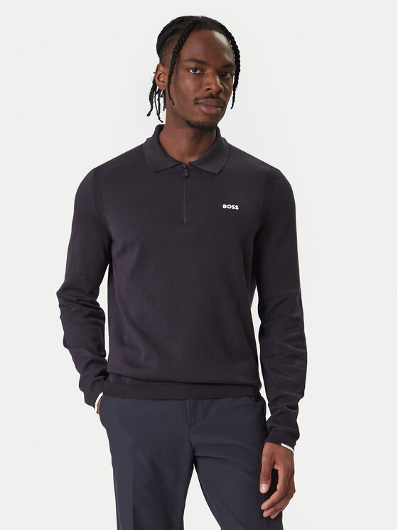 BOSS BOSS Svetr Ever 50551688 Tmavomodrá Regular Fit