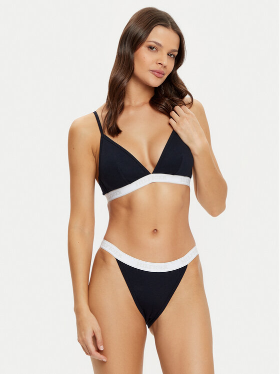 Tommy Hilfiger Tommy Hilfiger Sutien Bralette UW0UW05537 Bleumarin