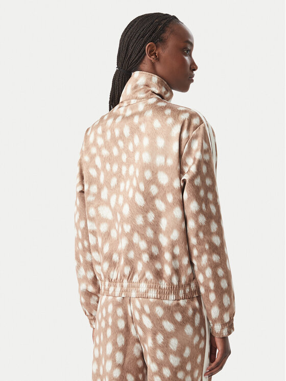 adidas adidas Mikina Firebird KT2143 Světle hnědá Regular Fit