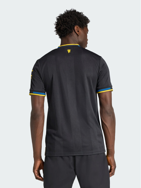 adidas adidas Koszulka techniczna Manchester United Czarny Slim Fit