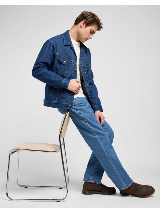 Lee Lee Jeansy 5401139495319 Niebieski Regular Fit