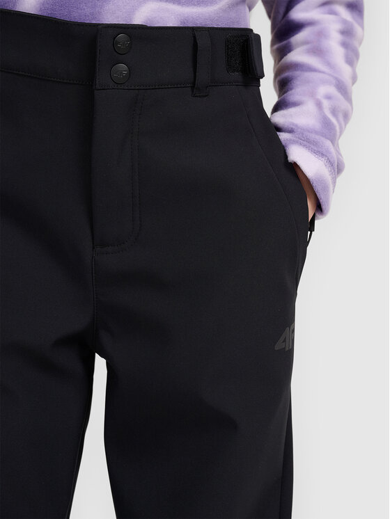 4F 4F Spodnie narciarskie 4FJRAW25TFTRM1271 Czarny Regular Fit