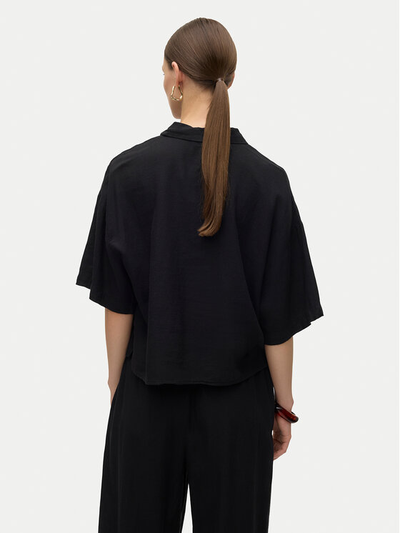 Vero Moda Vero Moda Koszula Linn 10306820 Czarny Relaxed Fit