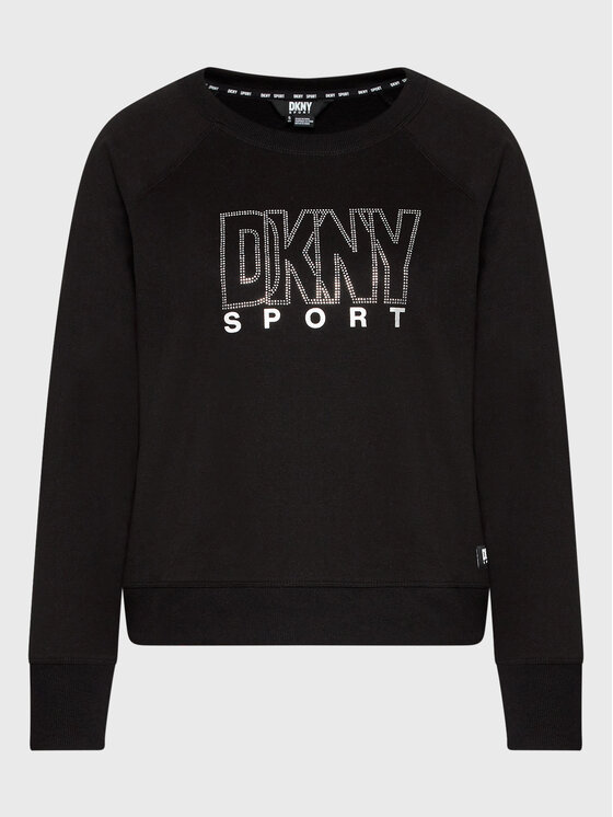 DKNY Sport DKNY Sport Sweatshirt DP2T9071 Schwarz Regular Fit