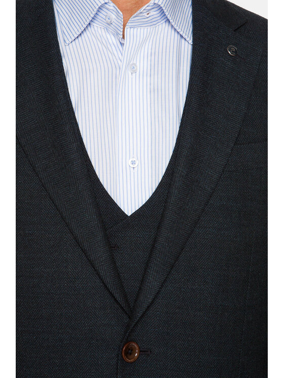 Lancerto Lancerto Marynarka Dalarna Zielony Regular Fit