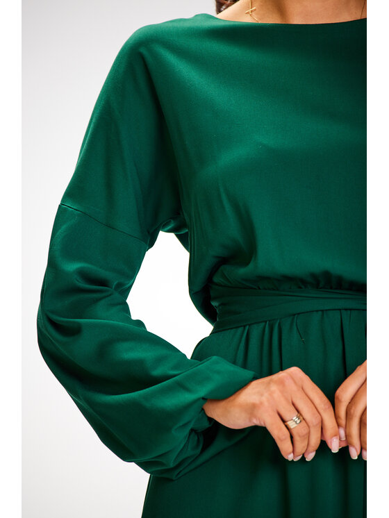 Awama Awama Vestito estivo A602 Verde Basic Fit