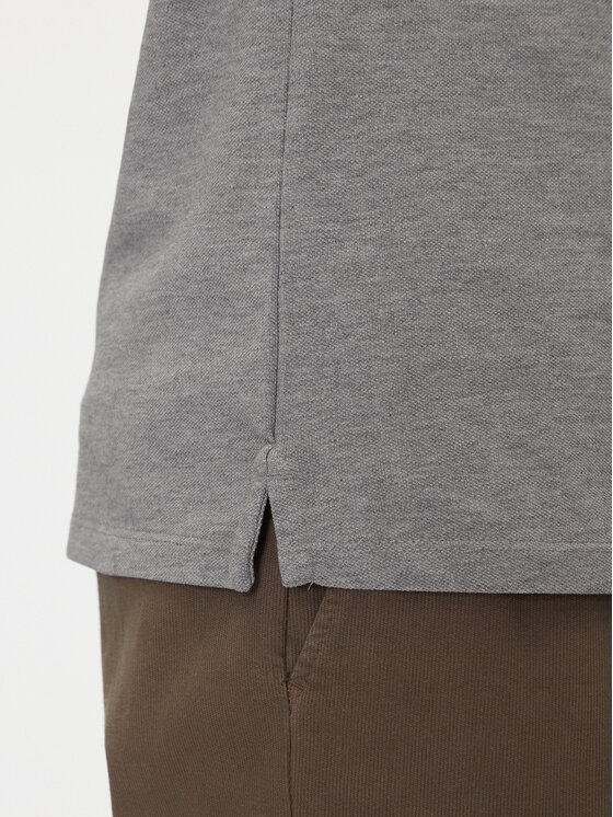 Timberland Timberland Тениска с яка и копчета TB0A6VDP Сив Regular Fit
