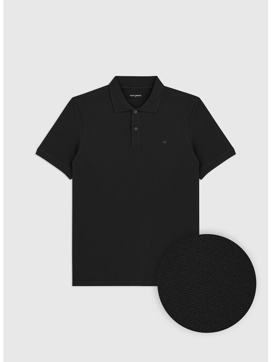 Pako Lorente Pako Lorente Polo P26WF-TX-010 Czarny Straight Fit