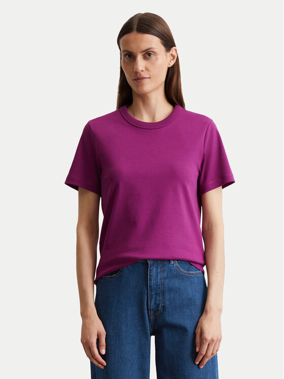 Marc O'Polo Marc O'Polo T-Shirt 506 2039 51123 Fioletowy Relaxed Fit