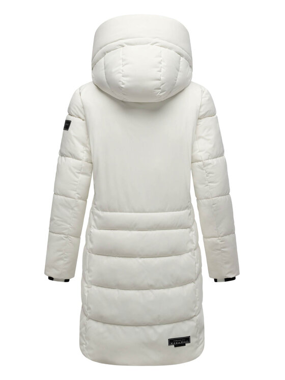 Navahoo Navahoo Kurtka zimowa Mondnebel Biały Regular Fit