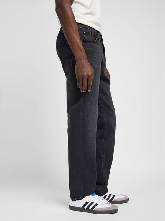 Lee Lee Jeansy WEST Czarny Straight Leg