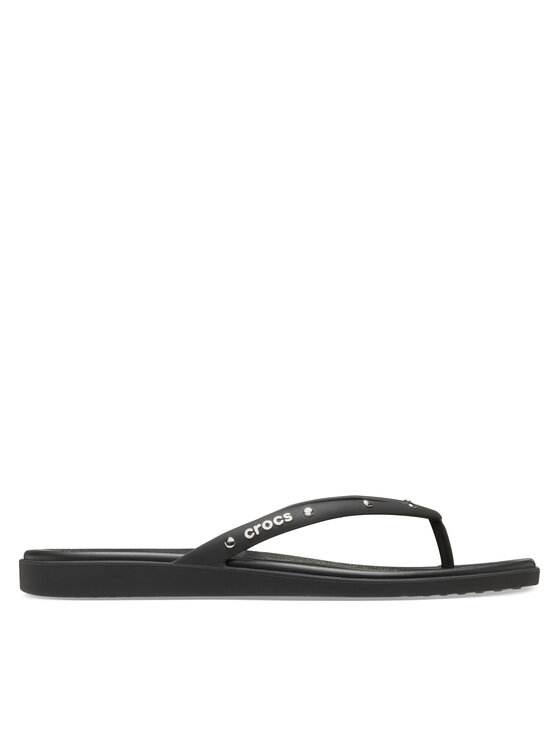 Crocs Crocs Flip-flops Miami Studded Flip 211471 Fekete