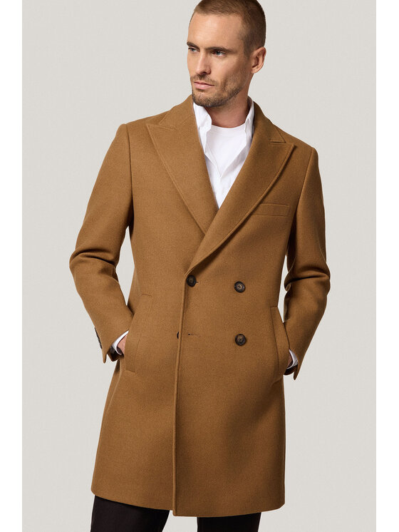 Próchnik Próchnik Płaszcz PM5 PC073225000023 Beżowy Regular Fit