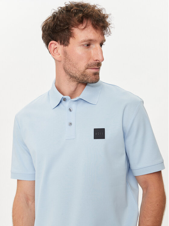 BOSS Boss Polokošile Parlay 143 50515596 Světle modrá Regular Fit
