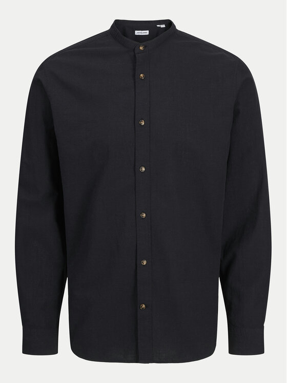 Jack&Jones Jack&Jones Marškiniai Summer 12269319 Juoda Comfort Fit