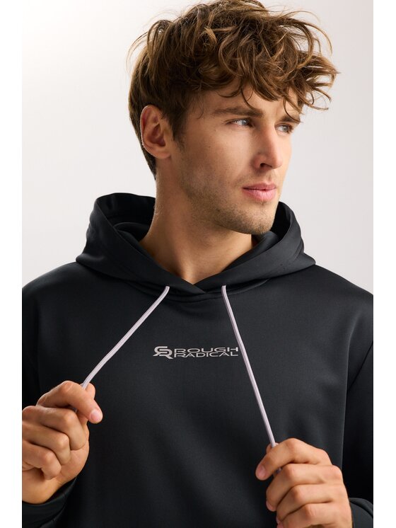 ROUGH RADICAL ROUGH RADICAL Bluza DYNAMIC PRO HOODIE MEN Czarny Regular Fit