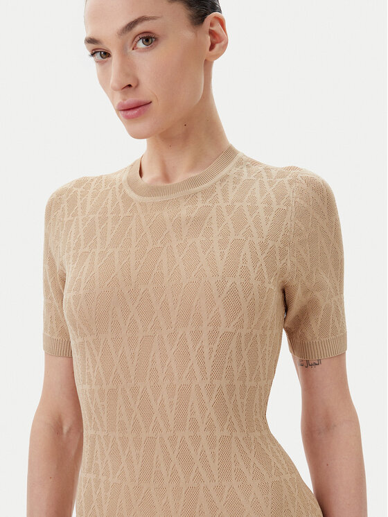 Armani Exchange Armani Exchange Trikotažinė suknelė XW000581 AF12875 F1018 Žalia Slim Fit