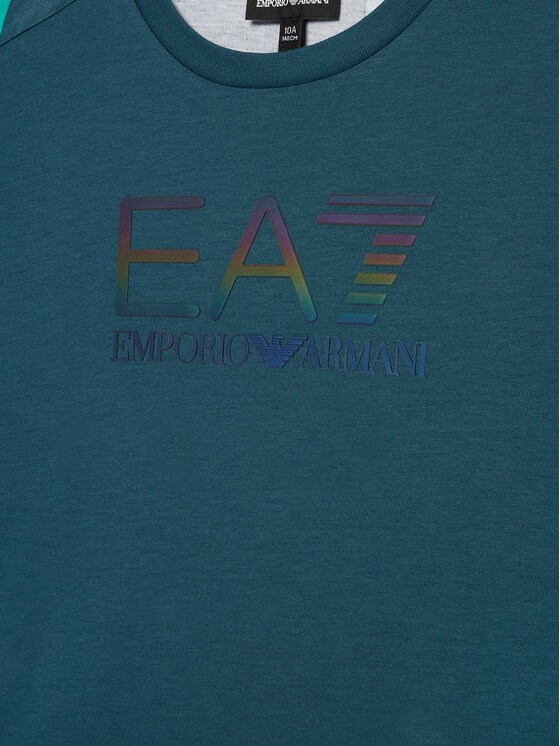 EA7 Emporio Armani EA7 Emporio Armani T-Shirt 3DBT54 BJ02Z 1821 Srebrny Regular Fit