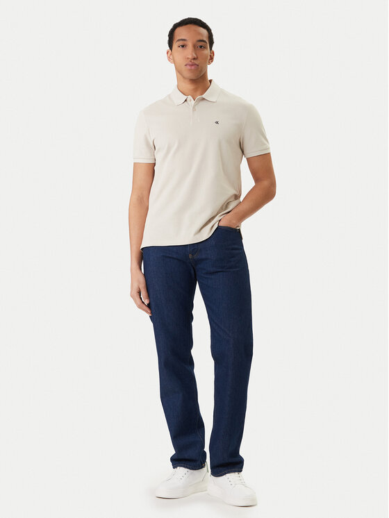 Calvin Klein Jeans Calvin Klein Jeans Polo marškinėliai LV040EM269 Smėlio Regular Fit