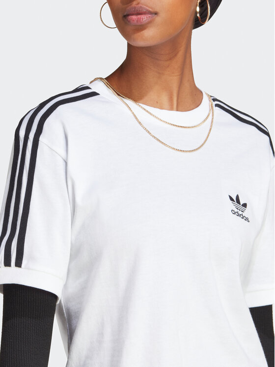adidas adidas T-shirt Adicolor Classics 3-Stripes T-Shirt IB7410 Bianco Regular Fit