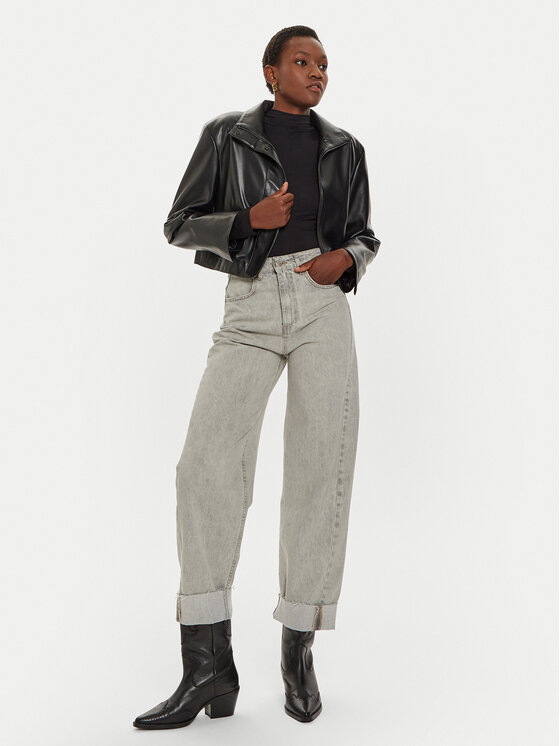 ViCOLO ViCOLO Traperice DS0003 Siva Boyfriend Fit