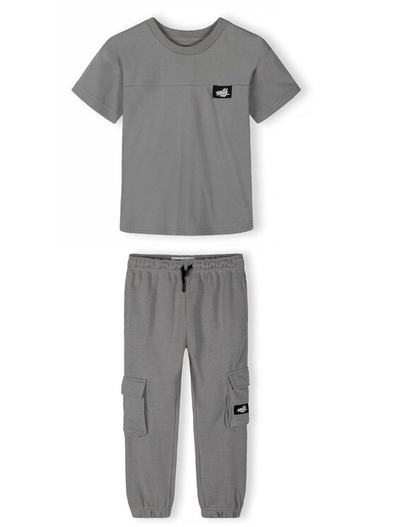 minoti minoti Zestaw 29FLEECE262 Szary Regular Fit