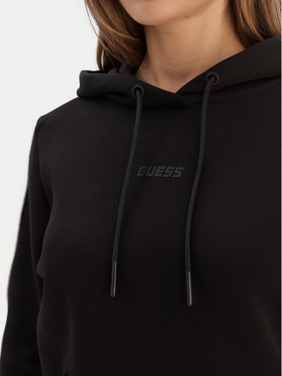 Guess Guess Mikina V4YQ11 KB3P2 Čierna Regular Fit
