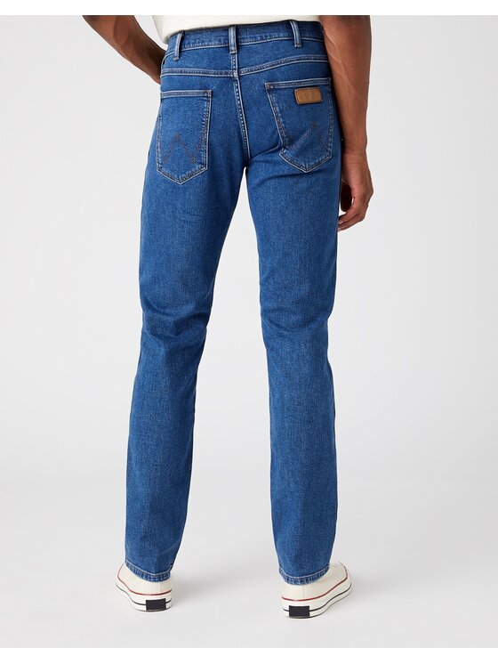 Wrangler Wrangler Jeansy GREENSBORO Niebieski Slim Leg