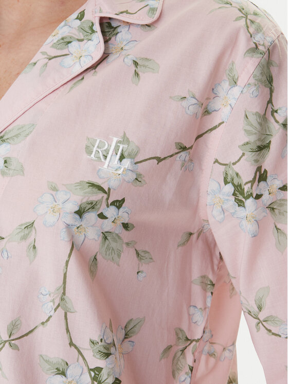 LAUREN RALPH LAUREN LAUREN RALPH LAUREN Piżama ILN92493 Różowy Relaxed Fit