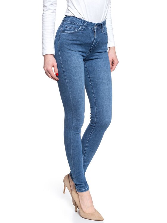 Mustang Mustang Jeansy ZOE SUPER SKINNY Niebieski Skinny Fit