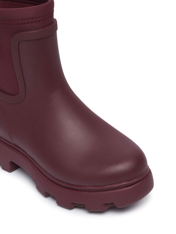 Tommy Hilfiger Tommy Hilfiger Cizme de cauciuc Th Stamp Warm Ankle Rain Boot FW0FW09544 Vișiniu