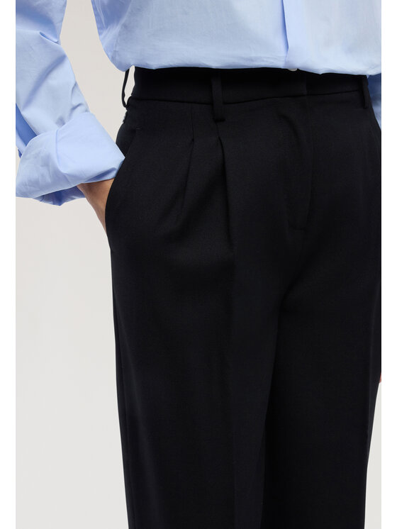 Trussardi Trussardi Pantaloni di tessuto P266A002345N033 Nero Over Fit