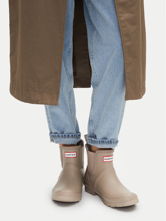 Hunter Hunter Gumijasti škornji HFW-001 Svetlo bež