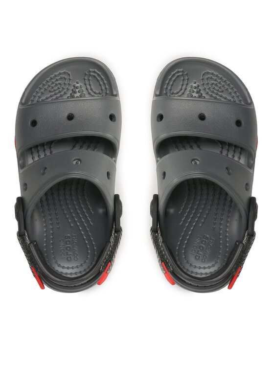 Crocs Crocs Sandały Classic All-Terrain Sandal Kids 207707 Szary