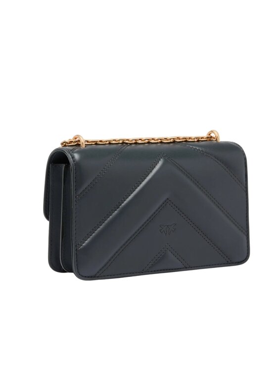 PINKO PINKO Σάκος LOVE ONE MINI TRIPLA CATENA NA Γκρι