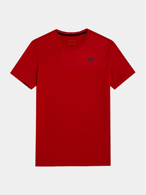 4F 4F T-särk 4FWSS24TFTSM598 Punane Regular Fit