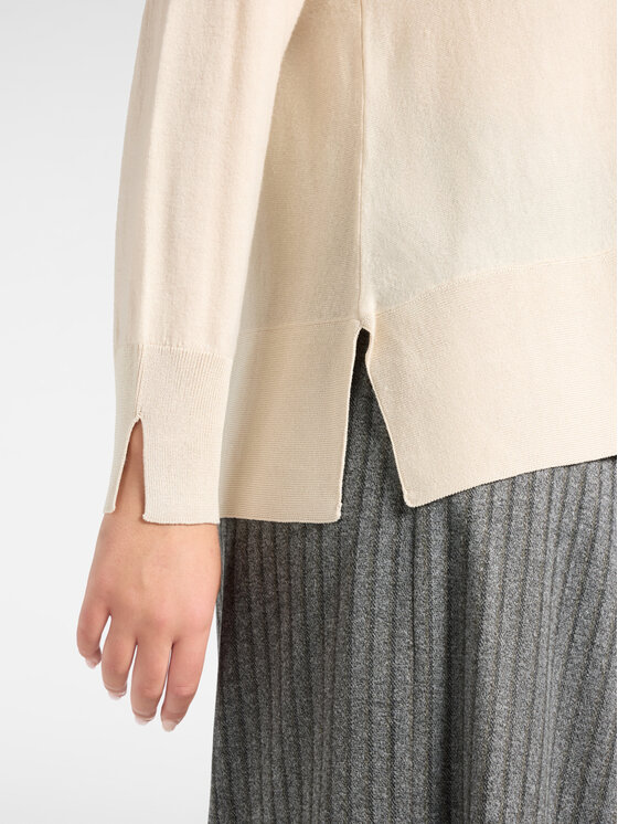 Elena Mirò Elena Mirò Maglione M093Z000858N002 Crema Regular Fit