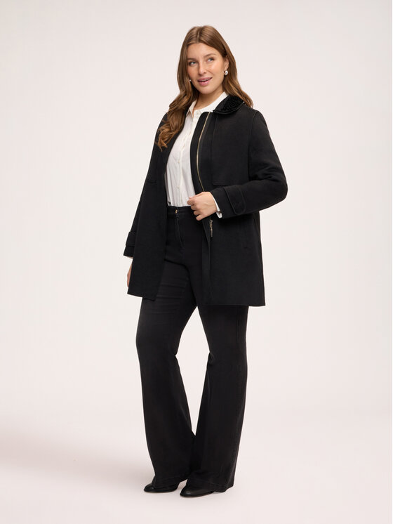 Fiorella Rubino Fiorella Rubino Cappotto invernale 0028T000378N033 Nero Regular Fit