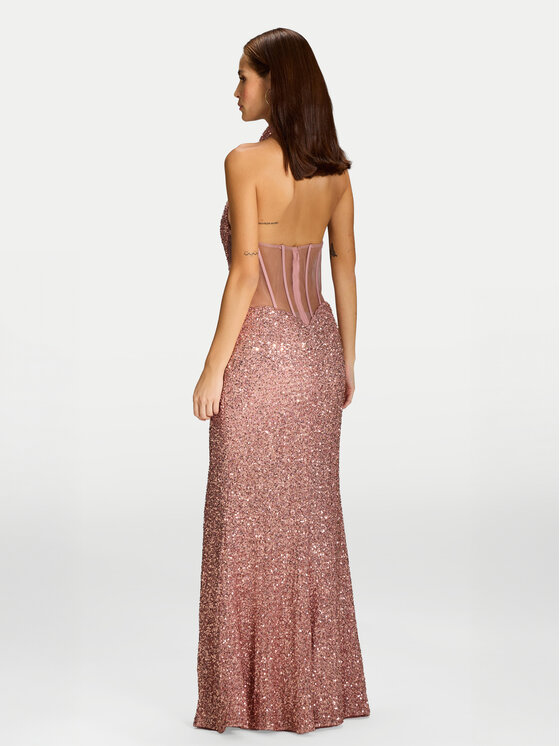 Hey Kyla Hey Kyla Estélyi ruha 5AJ006HK Rózsaszín Slim Fit