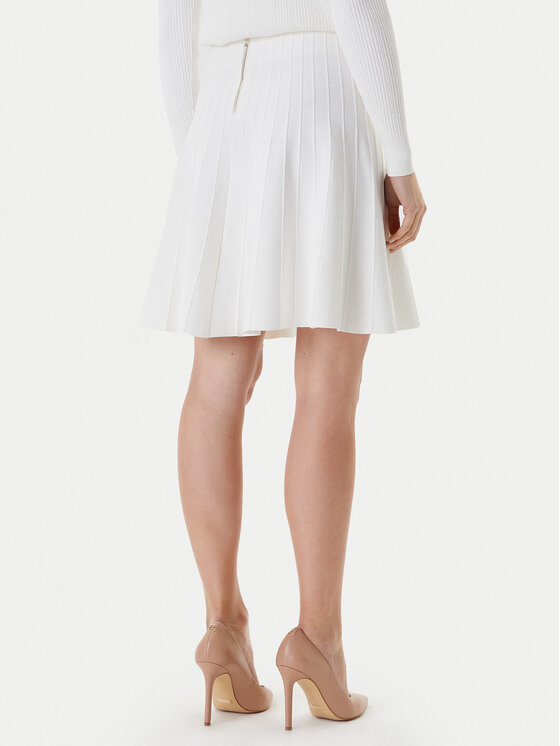 Guess Guess Minigonna W5YD65 Z0130 Bianco Regular Fit