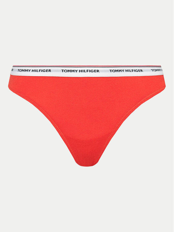 Tommy Hilfiger Tommy Hilfiger Sada 3 kusů string kalhotek UW0UW04894 Barevná