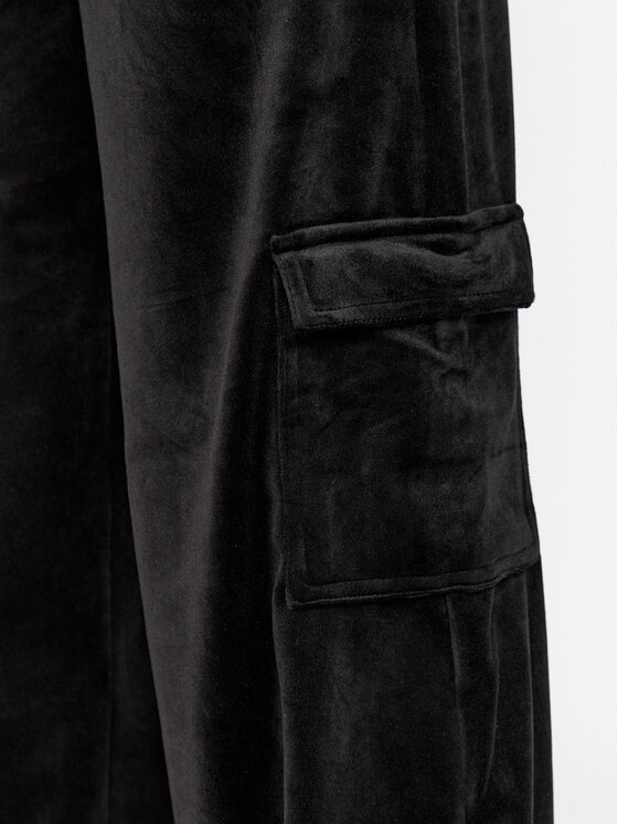 Juicy Couture Juicy Couture Jogginghose Audree JCWBJ23334 Schwarz Loose Fit
