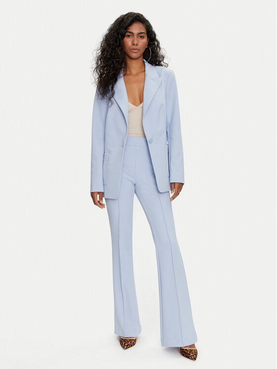 Guess Guess Marynarka W4YN33 KCBO2 Niebieski Regular Fit