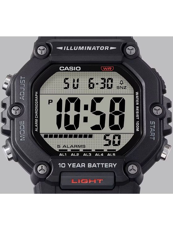 Casio Casio Zegarek AE-1600H-1AVEF Czarny