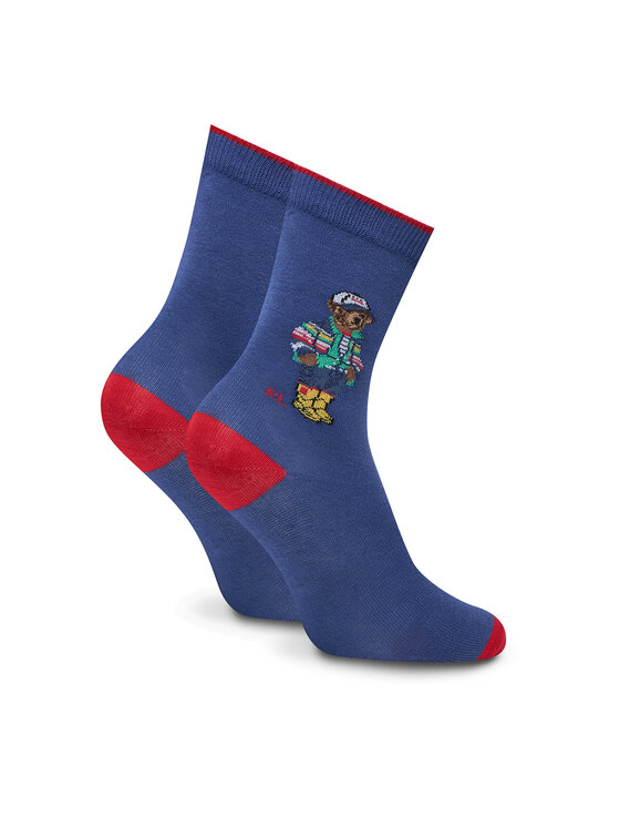 Polo Ralph Lauren Polo Ralph Lauren Kõrgete lastesokkide komplekt (3 paari) 443969088001 Värviline