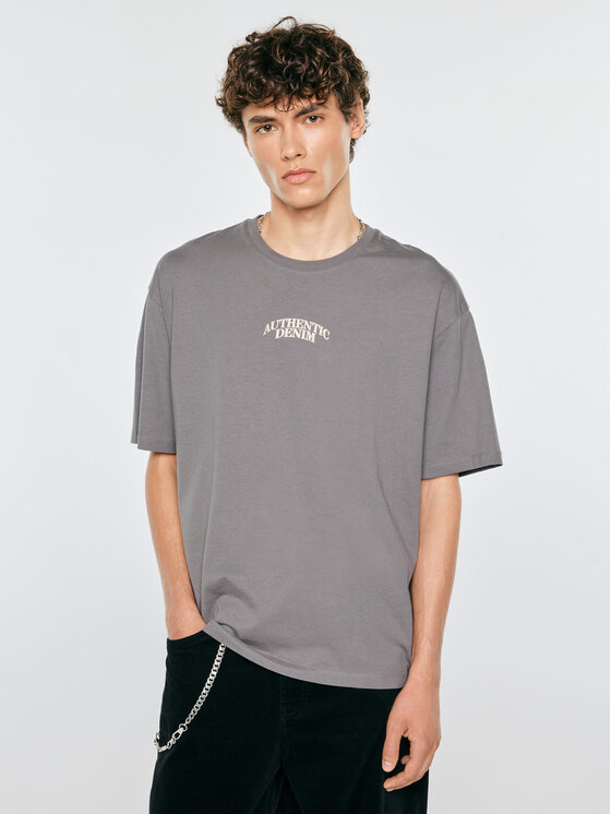 BIG STAR BIG STAR T-Shirt COLTON Szary Oversize