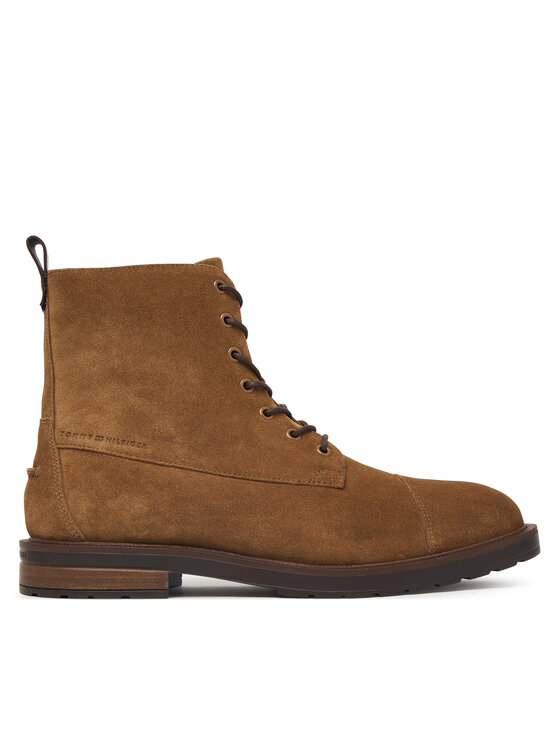 Tommy Hilfiger Tommy Hilfiger Schnürschuhe Cleated Hilfiger Sde Moc Boot FM0FM05964 Dunkelbraun